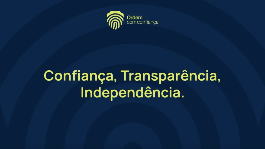 Confiança, Transparência, Independência